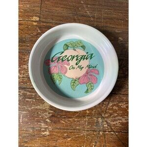Georgia On My Mind Catchall/Ashtray Vintage Retro 5”